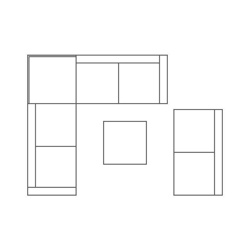 U-shaped layout