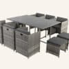 Grey Outdoor Setting Dining Set and Sofa Packages - Thumbnail Image 4