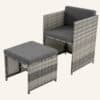 Grey Outdoor Setting Dining Set and Sofa Packages - Thumbnail Image 7