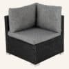 Outdoor Modular Lounge Sofa Bondi-Black - Thumbnail Image 9