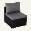 Outdoor Modular Lounge Sofa Bondi-Black - Thumbnail Image 10