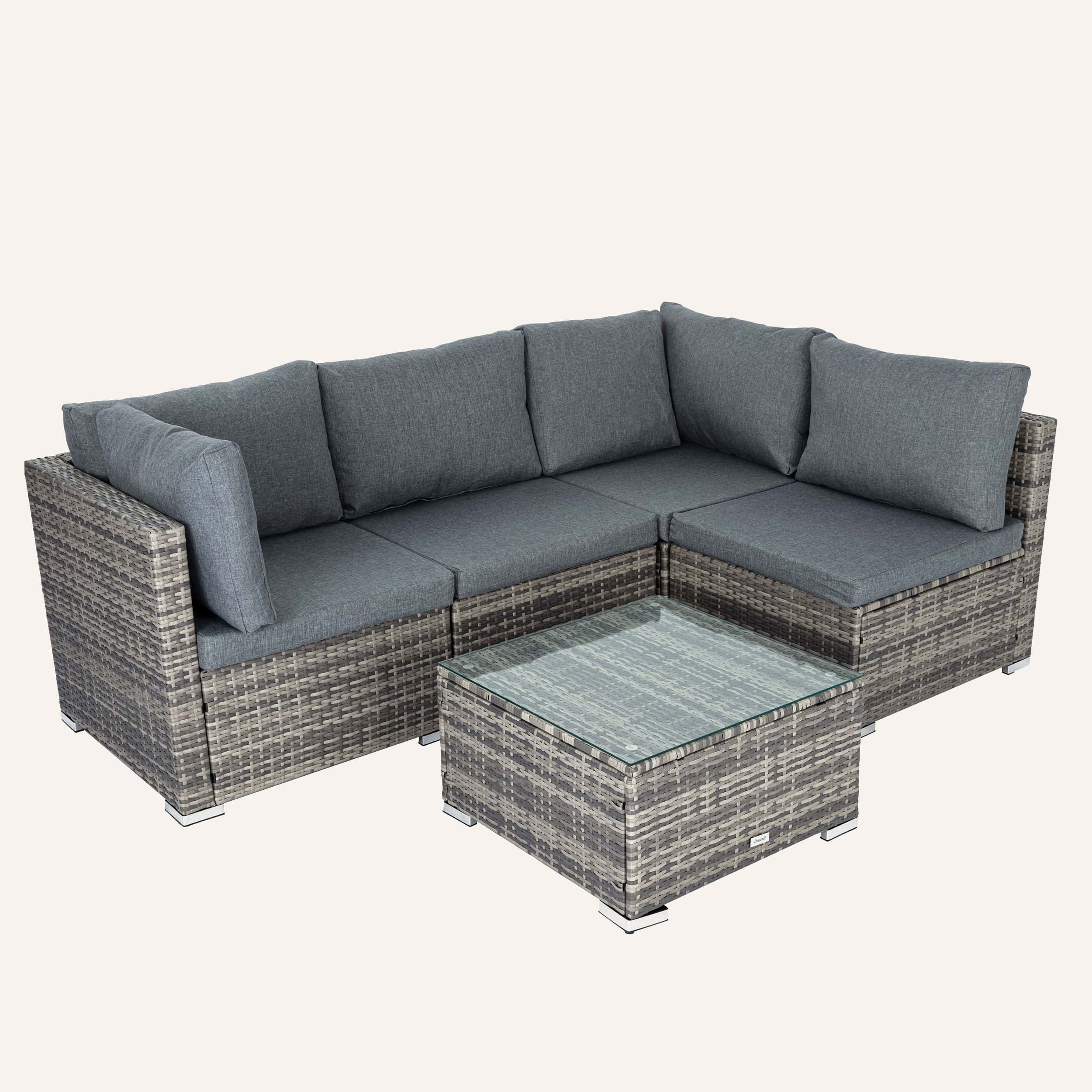Outdoor Modular Lounge Sofa Bondi -Grey - Image 6