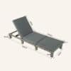Grey Oasis Sofa Set and Lounge Chair Package - Thumbnail Image 12