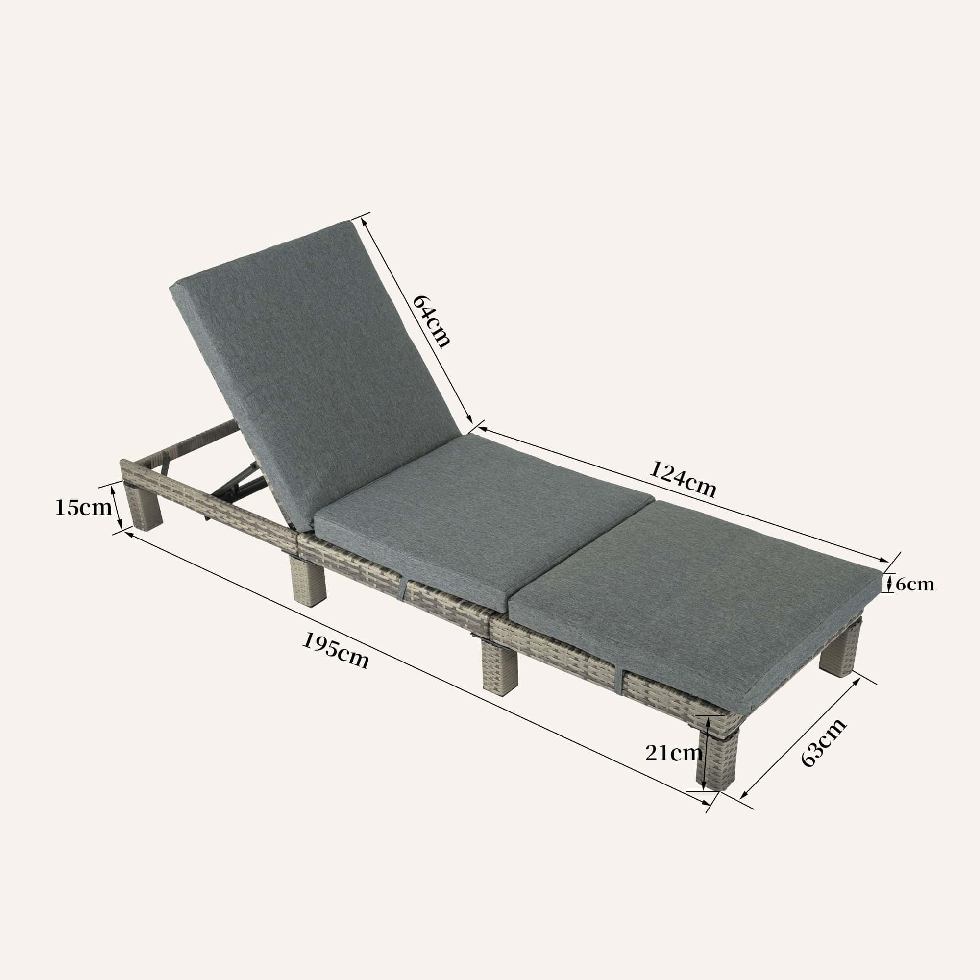 Grey Oasis Sofa Set and Lounge Chair Package - Image 12