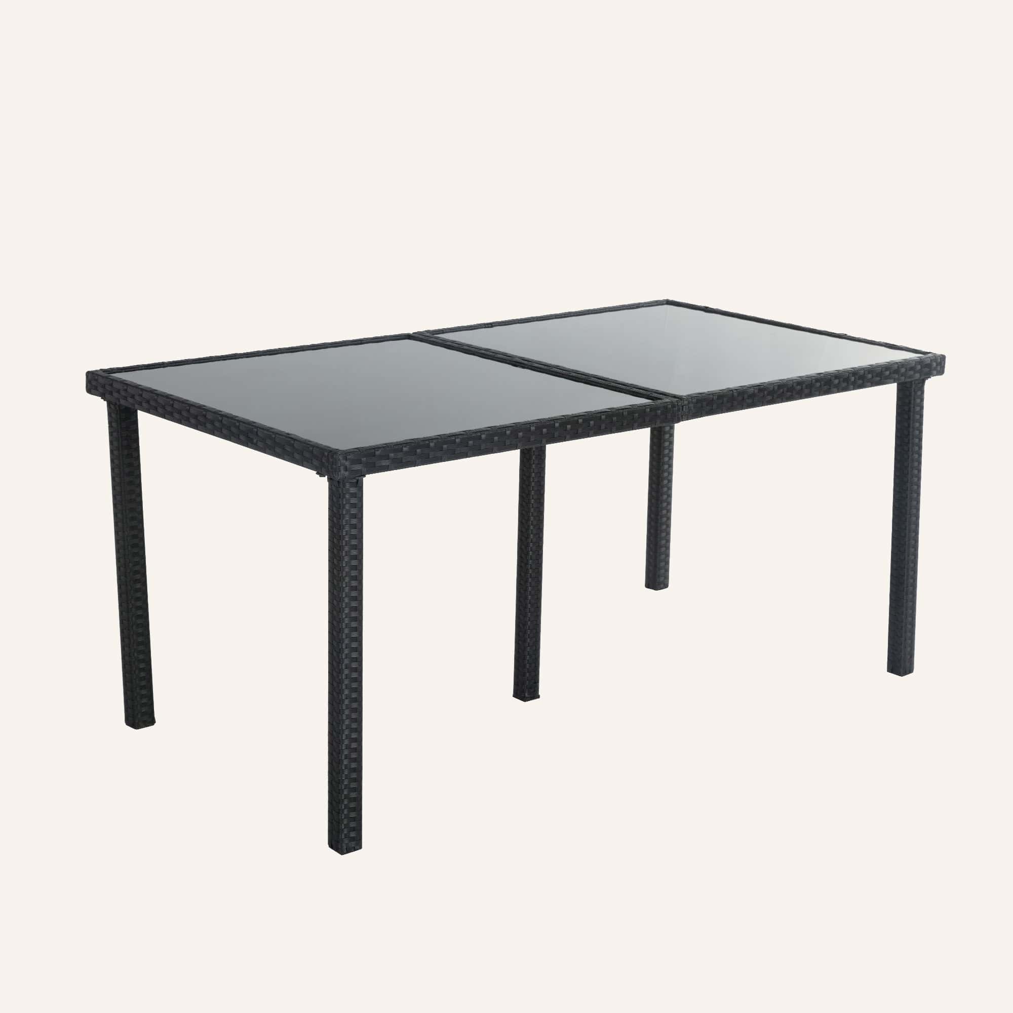 Ebony Elegance Outdoor Dining Set - Image 14