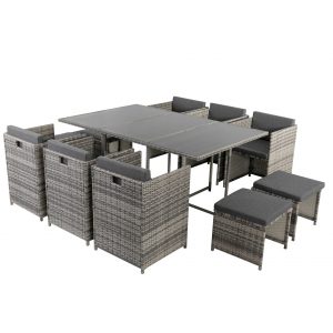 Grey Outdoor Setting Dining Set and Sofa Packages
