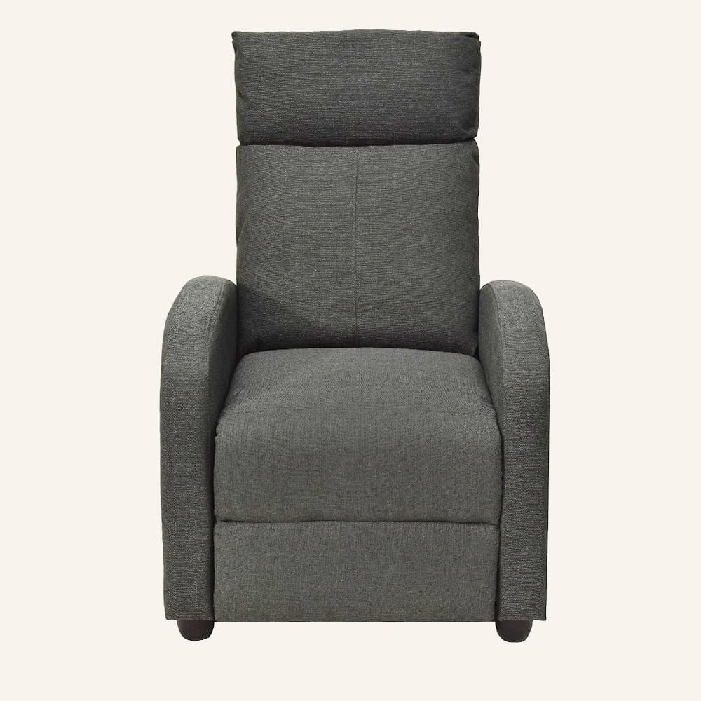 Adjustable Recliner Sofa Chair Home Theater Seating-Grey Fabric - Image 3