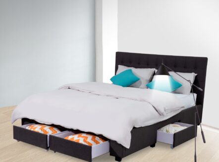 DREAMO Fabric Bed Frame Side