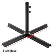 DREAMO Garden Umbrella Cantilever Steel Base