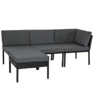 images 4PC Garden Lounge Set Side