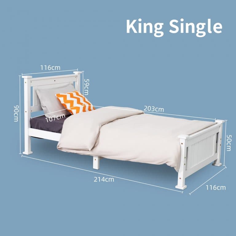 DREAMO Timber Bed Frame Size
