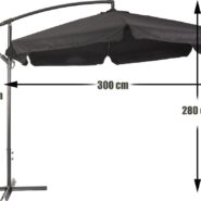 DREAMO Garden Umbrella Cantilever Size