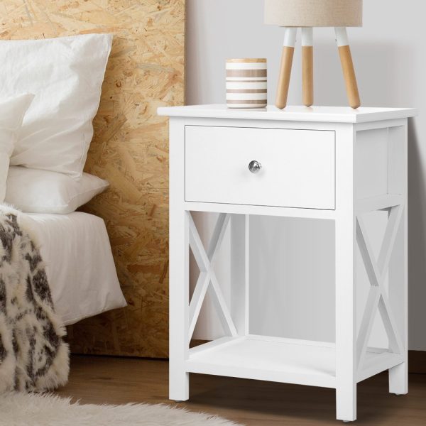 Cut-Out Leg Side Table