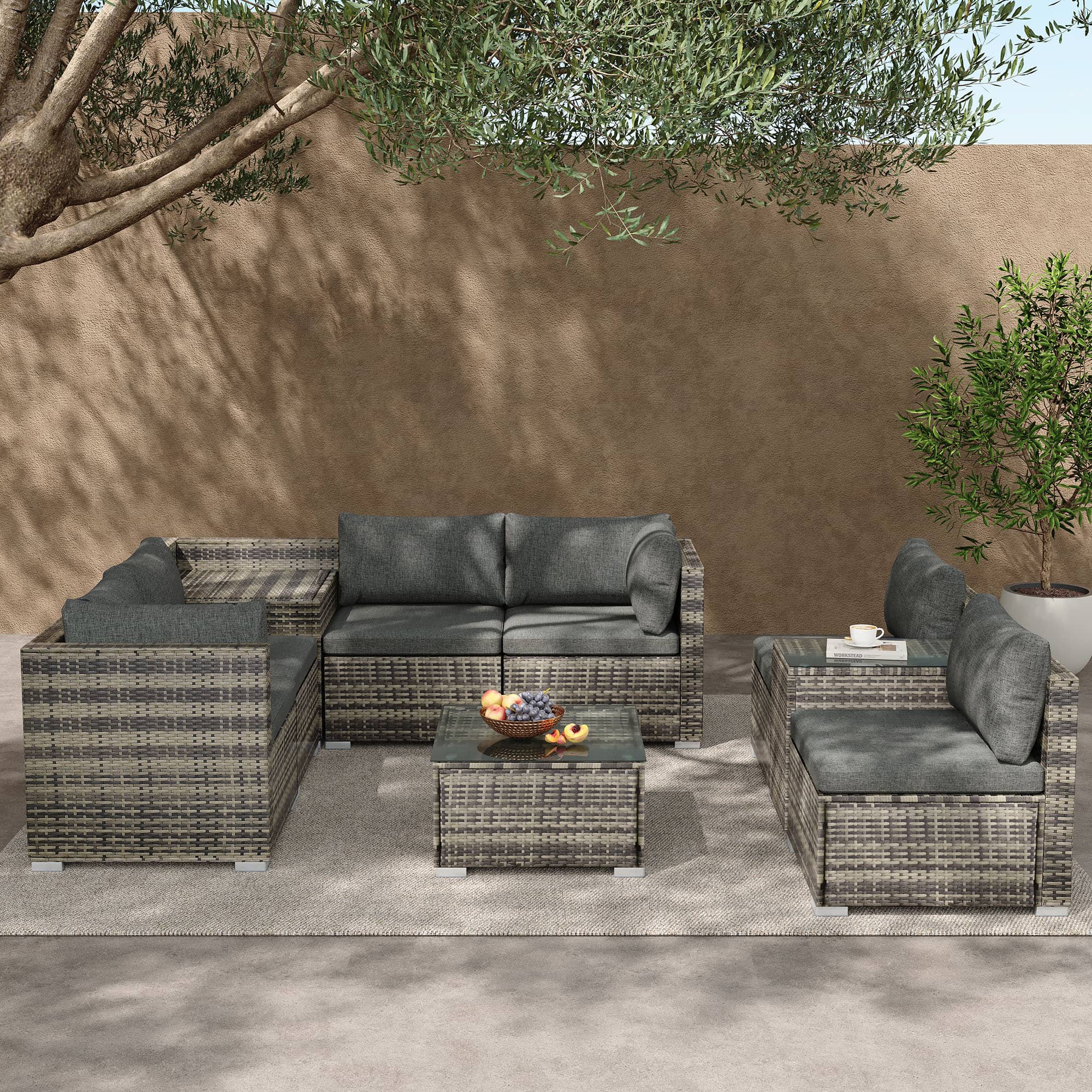 9-Piece Outdoor Setting