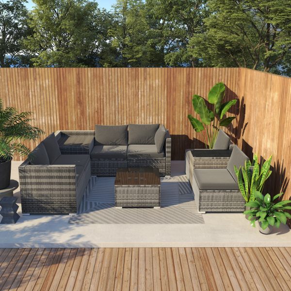 9-Piece Outdoor Setting