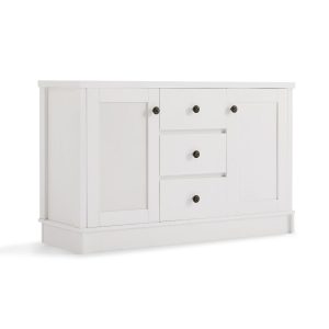 Traditional White Coastal Style Sideboard and Buffet Unit