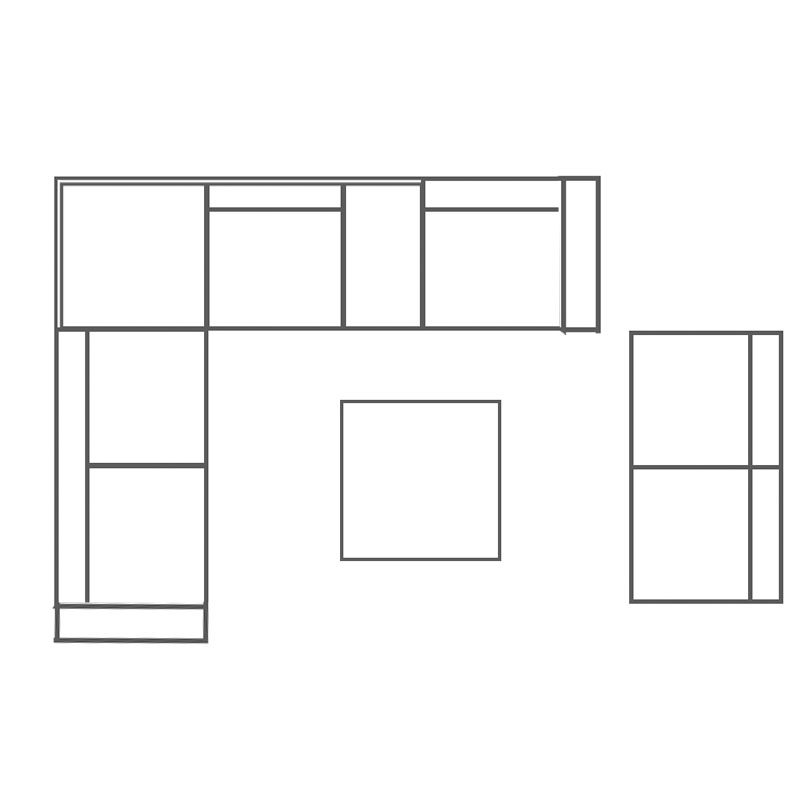 U-Shaped with Side Table