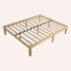 Warm Wooden Natural Bed Base Frame - Thumbnail Image 5