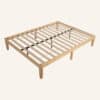 Warm Wooden Natural Bed Base Frame - Thumbnail Image 7