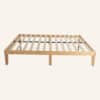 Warm Wooden Natural Bed Base Frame - Thumbnail Image 6