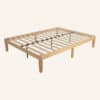 Warm Wooden Natural Bed Base Frame - Thumbnail Image 8