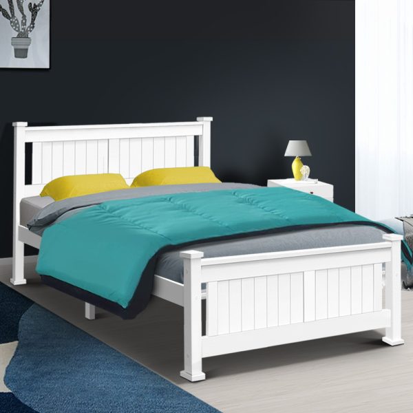 White Pine Double Bed Frame