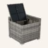 6PCS Outdoor Modular Lounge Sofa Coogee-Grey - Thumbnail Image 11
