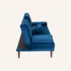 3 Seater Sofa Bed Couch with Cup Holder Velvet Navy - Thumbnail Image 13