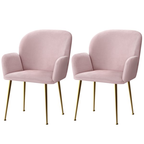 Pink Cafe Dining Chairs