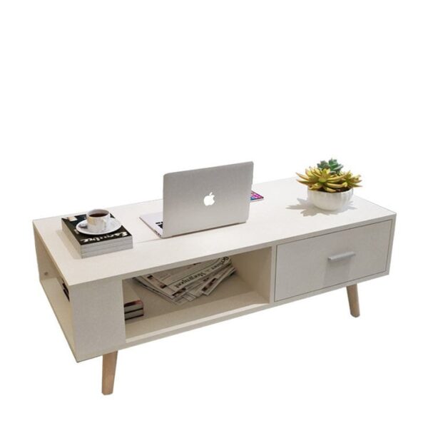Nordic Dreams White Coffee Table with Storage