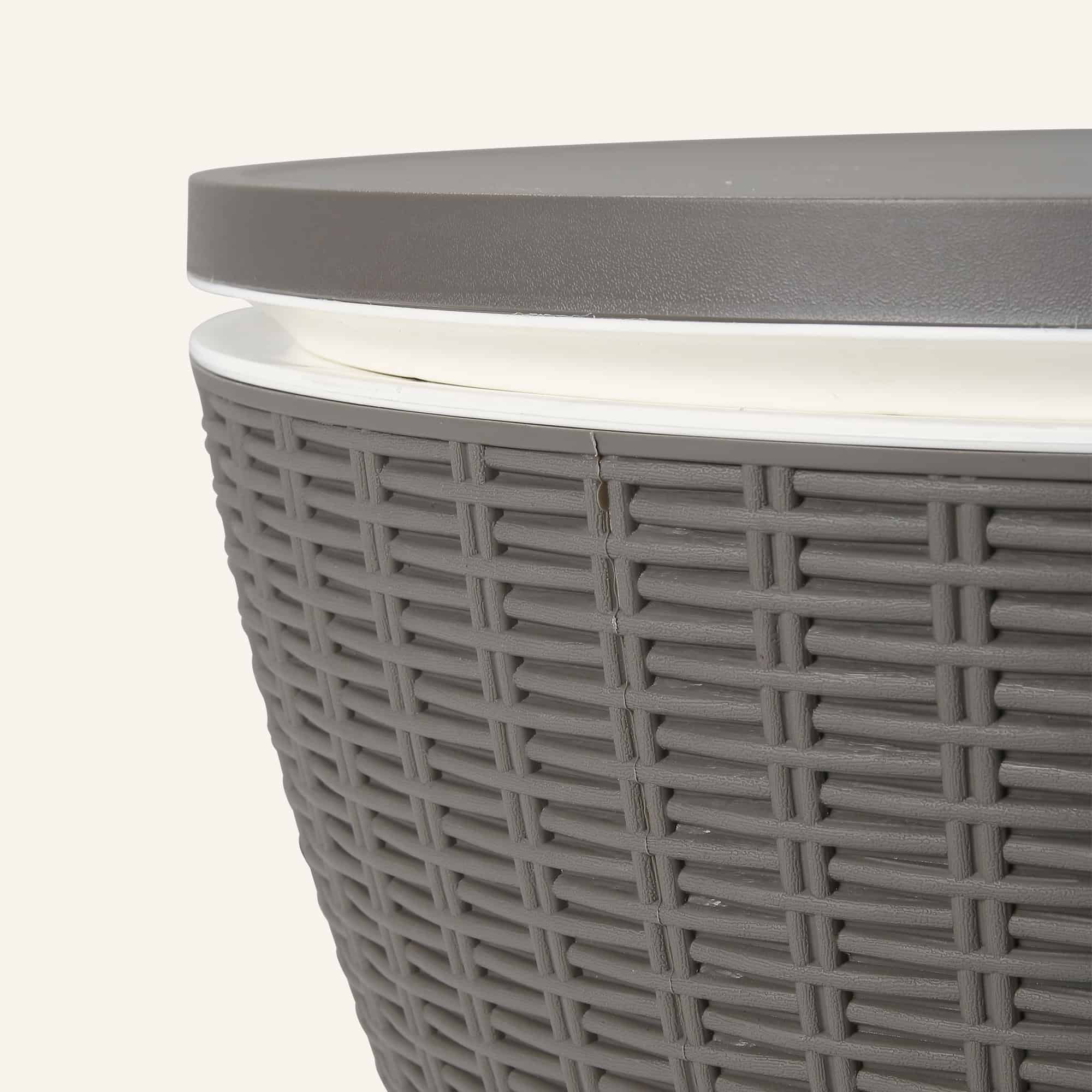 Taupe Ice Bucket Table - Image 8
