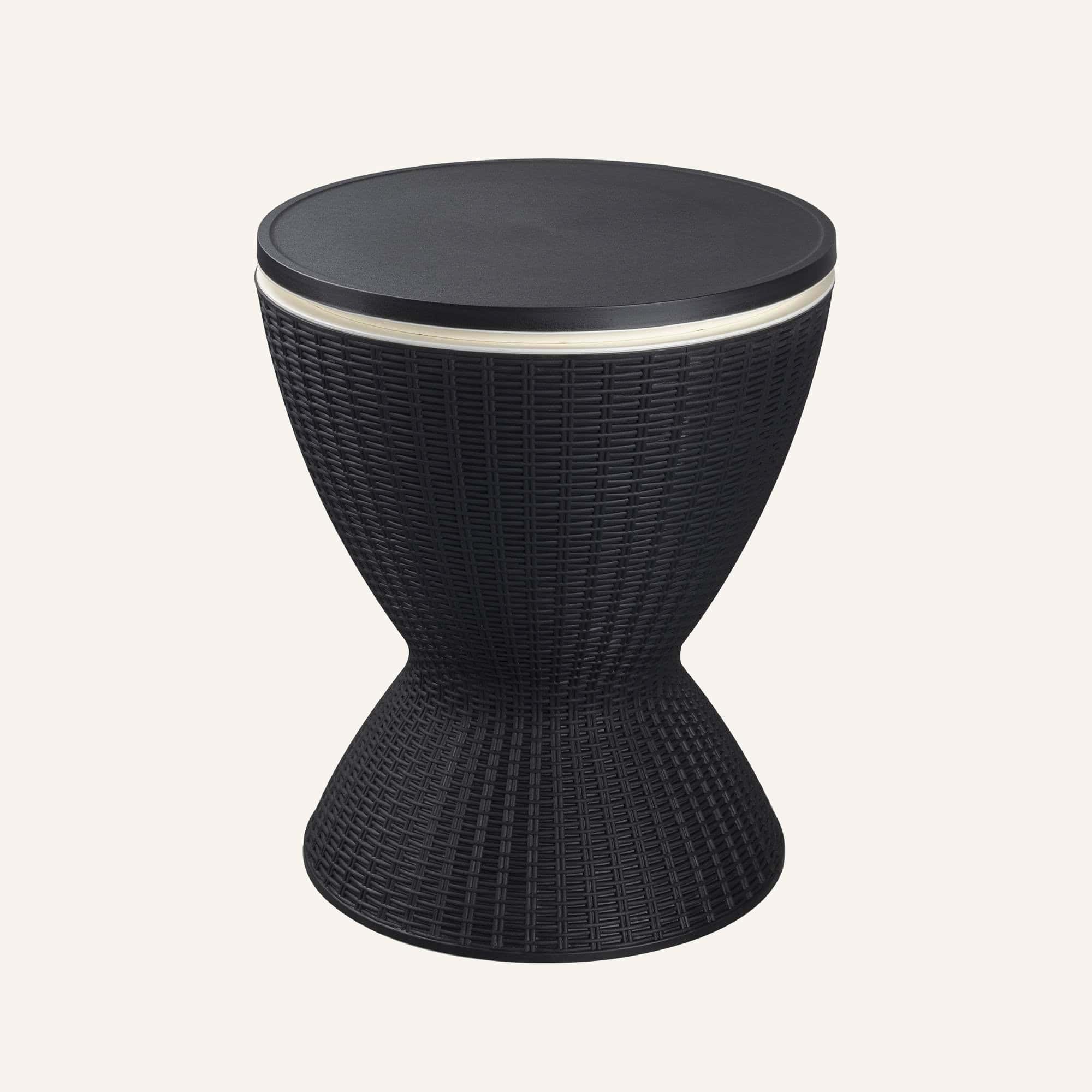 Garden Ice Cooler Table (Black) - Image 5