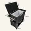 Portable Garden Bar with Cooler - Thumbnail Image 11