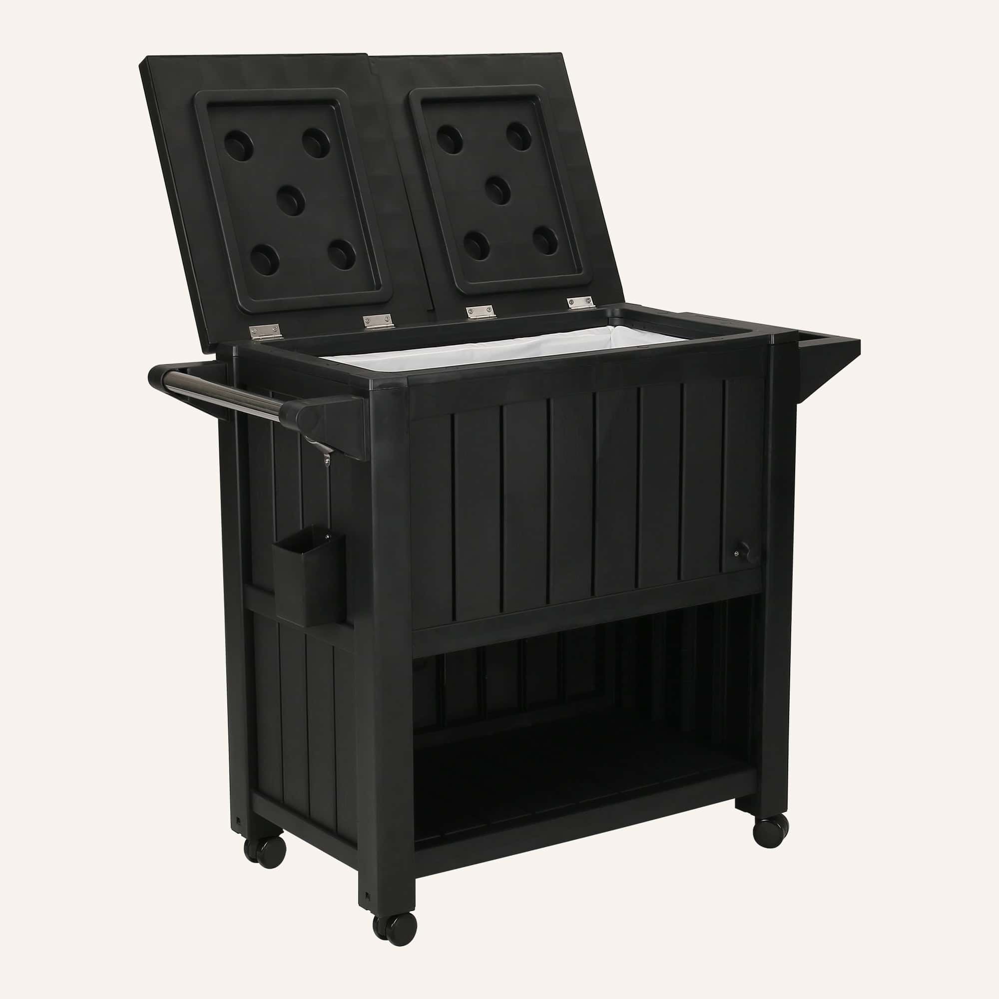 Portable Garden Bar with Cooler - Image 9
