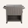 Garden Bar Serving Cart with Cooler (Taupe) - Thumbnail Image 5