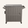 Garden Bar Serving Cart with Cooler (Taupe) - Thumbnail Image 6