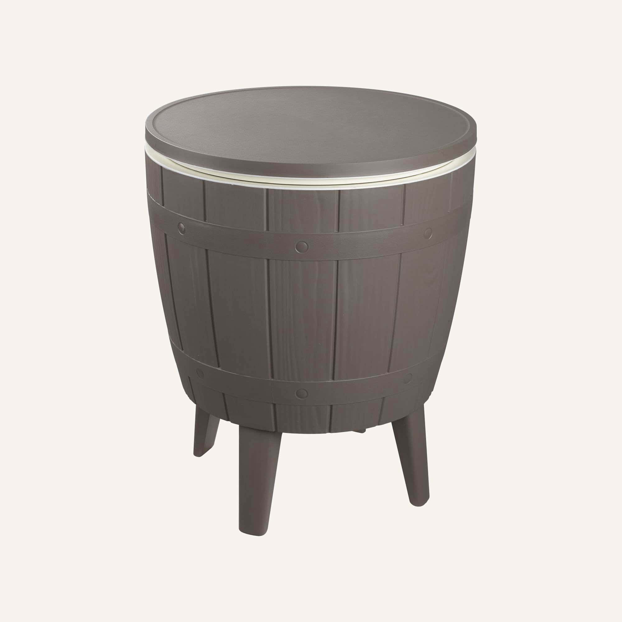 Taupe Cooler Table - Image 8