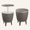Taupe Cooler Table - Thumbnail Image 7