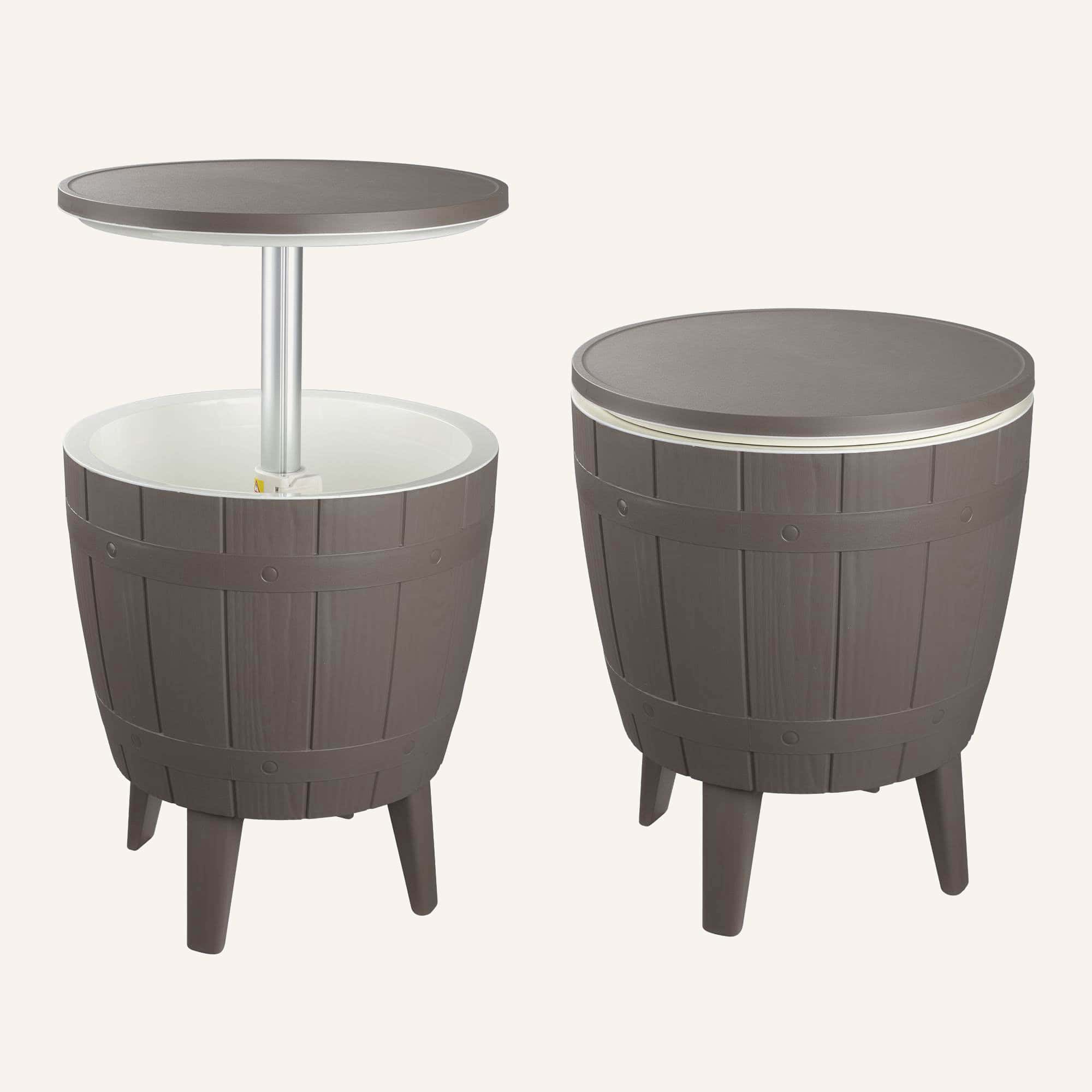 Taupe Cooler Table - Image 7
