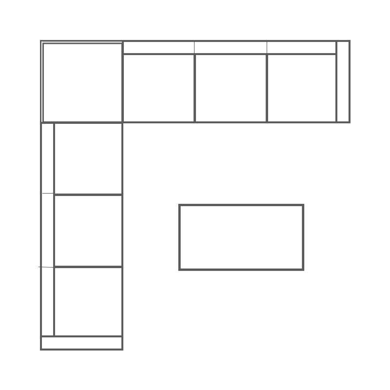 Long Extended L-shaped