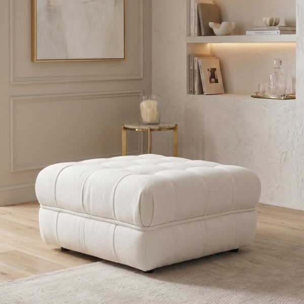 Marcella (Martina) Square Boucle Ottoman
