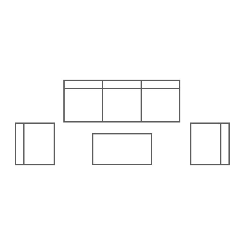 Extended Conversation Seating Layout