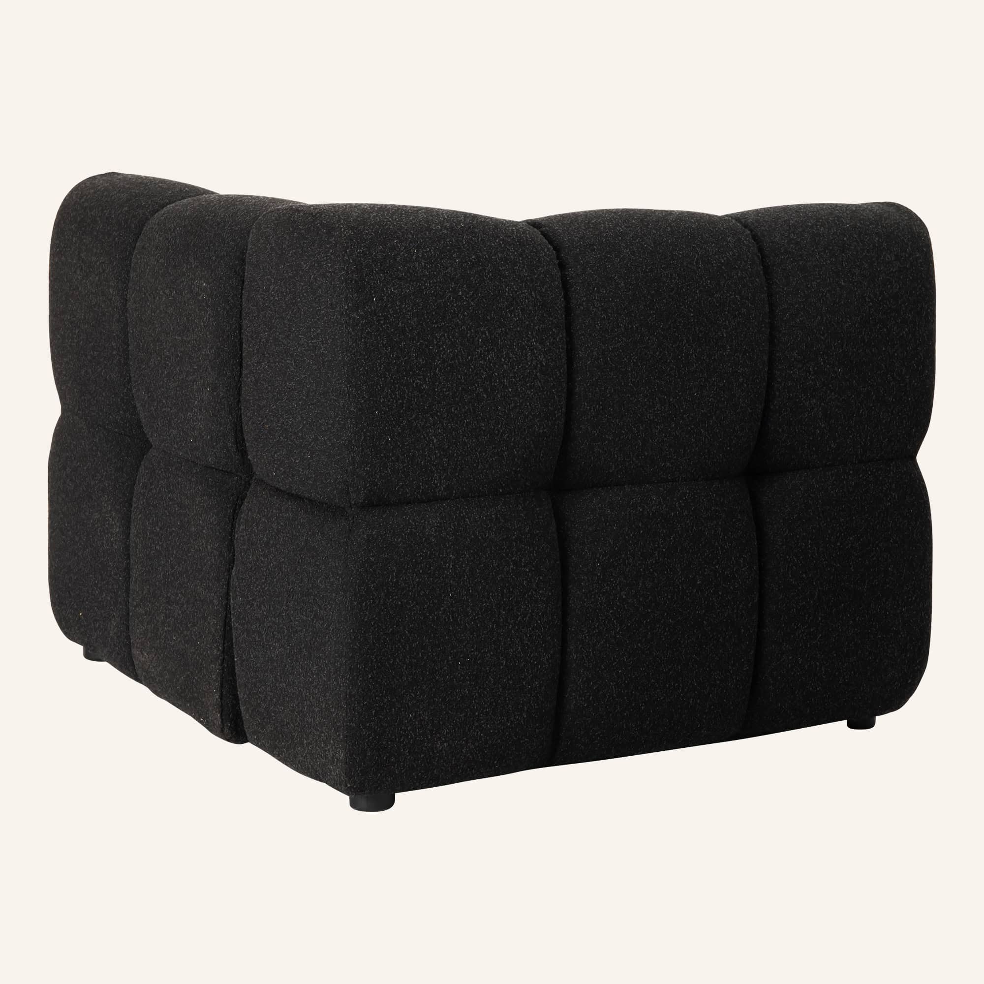 Lola Mid-Century Modern Modular Curved Sofa and Chaise Set - Image 13