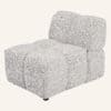Lola Mid-Century Modern Modular Curved Sofa and Chaise Set - Thumbnail Image 8