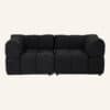 Lola Mid-Century Modern Modular Curved Sofa and Chaise Set - Thumbnail Image 5