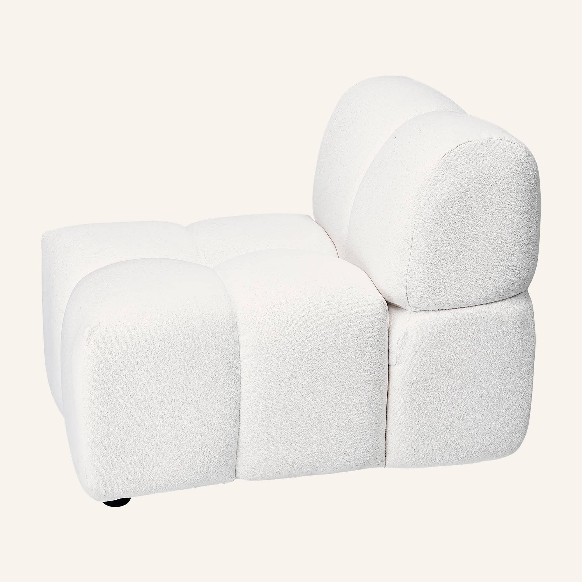 Lola Mid-Century Modern Modular Curved Sofa and Chaise Set - Image 23