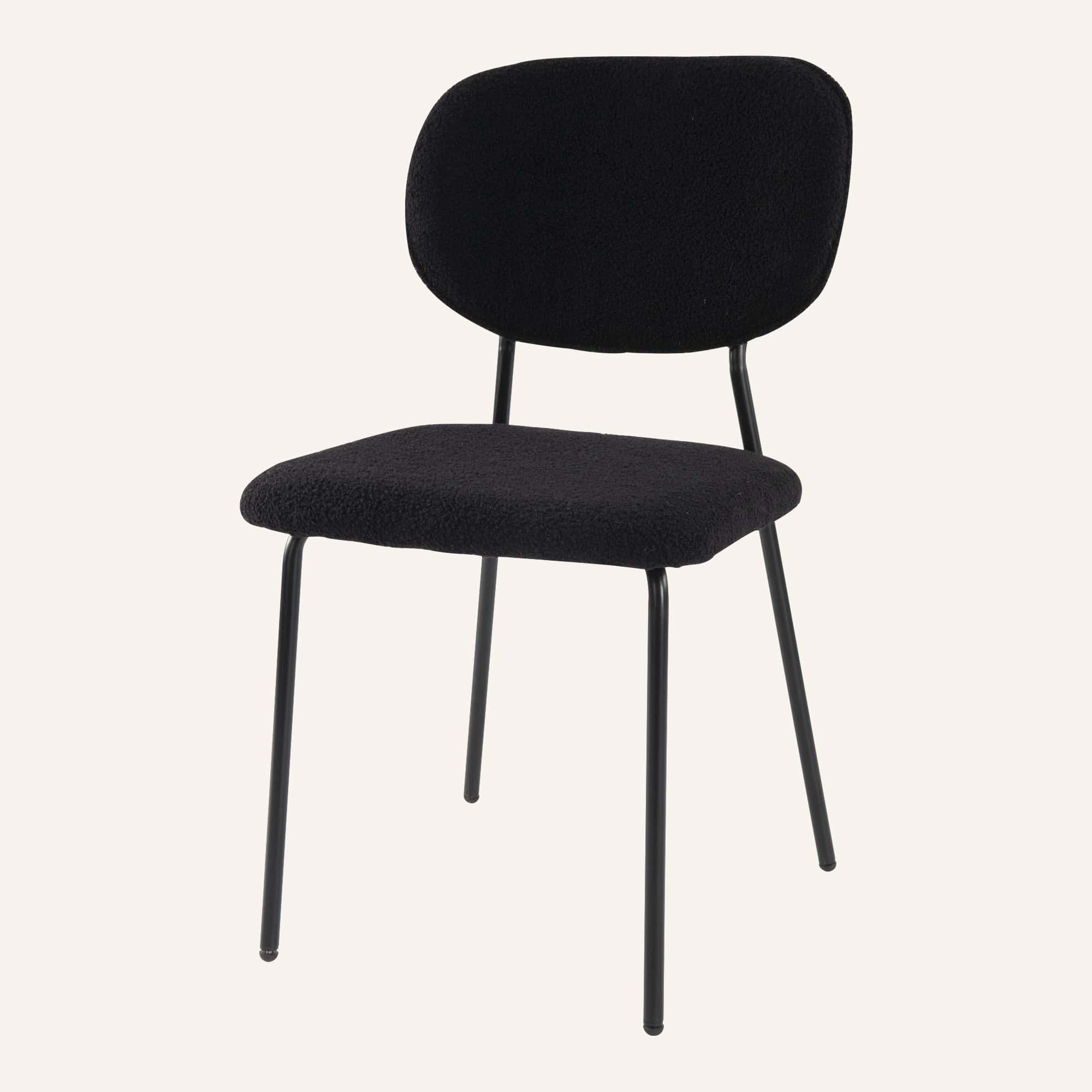 Charcoal Charm Armless Dining Chair Duo - Image 9