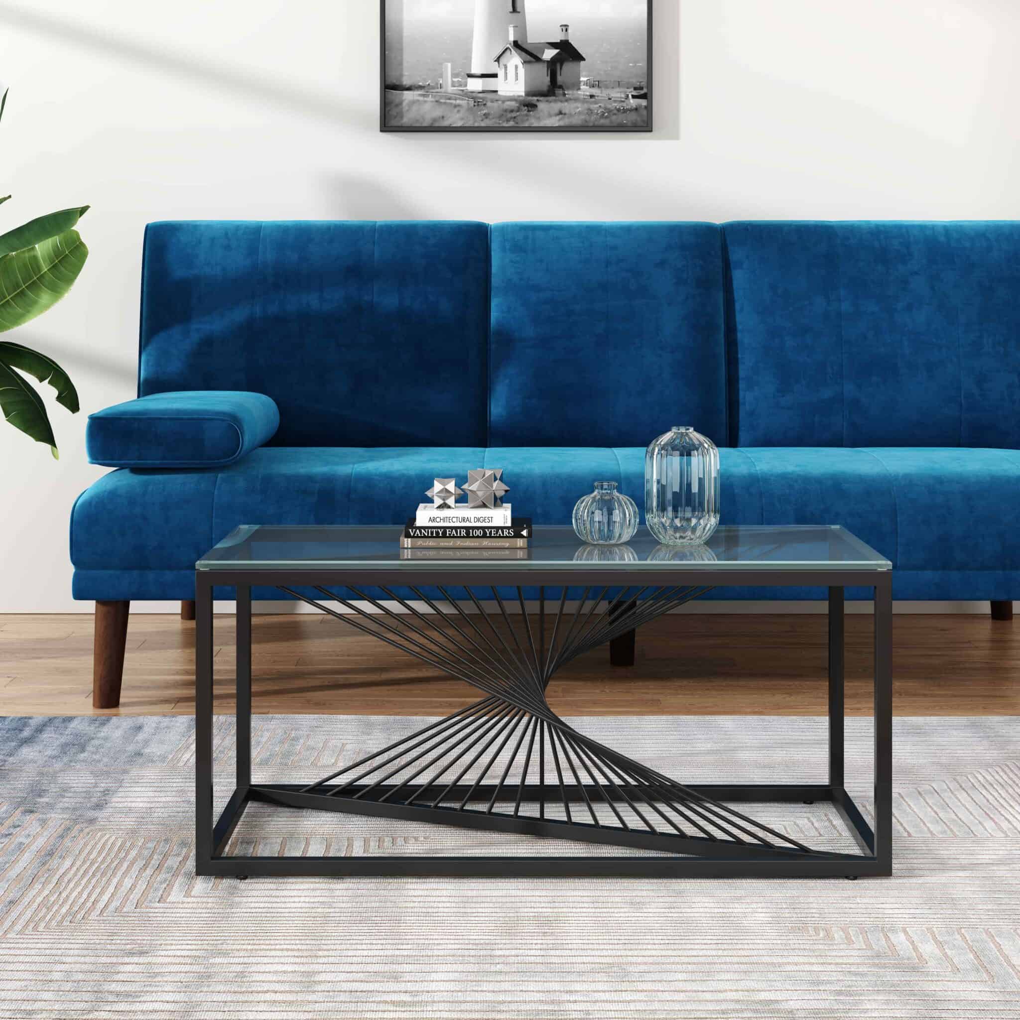 Eleganza Glass Enclave Coffee Table - Dreamo Living