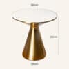 Golden Halo Round Side Table - Thumbnail Image 14