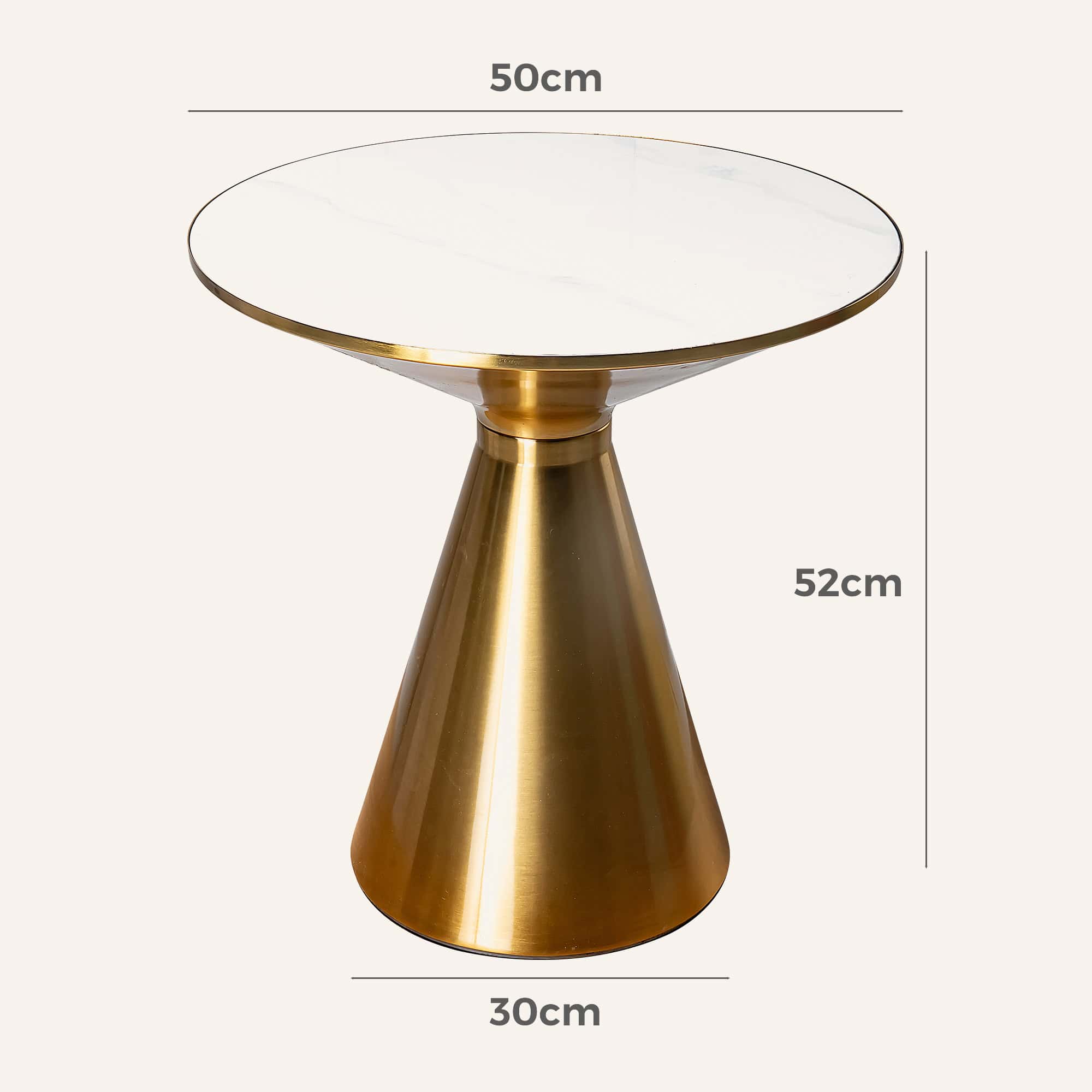 Golden Halo Round Side Table - Image 14